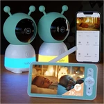 Boifun 2K Split-screen 5 Inch Wi-fi Baby Monitor With Cameras Auto Tracking New. Price: $155.54.