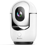 Cloarks 2K Pan/tilt Security Camera Wifi Color Night Vision 2-WAY Audio White New. Price: $19.99.