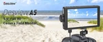 Desview A5 Touch Screen Camera Field Monitor 5.5" 600NITS 4K Hdmi In/out Externa Open. Price: $110.00.