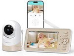 Ebemate Video Baby Monitor With Camera And Audio, 5" Ips Screen, 30H Battery, Hy New. Price: $25.00.