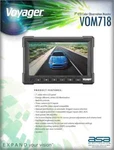 Voyager Backup Monitor VOM718 7" Rear View Wide Format Lcd W/ 3 Camera Inputs New. Price: $257.39.