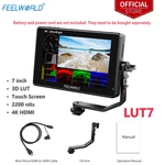 Feelworld LUT7 Inch Camera Field Monitor 2200NITS Touch Lcd 4K Hdmi New. Price: $249.99.