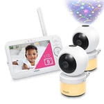 Vtech VM5463-2 Video Baby Monitor With 5" Screen, Pan Tilt Zoom, Sound Activated New. Price: $363.99.