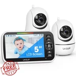 Uksup SM663V2 Baby Monitor Cameras 5" Pan Tilt Night Vision Way Talk New. Price: $344.99.