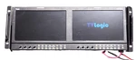 Postium PRM-902A Dual " Lcd Rack Monitor With Hd No Power Supply Used. Price: $269.99.