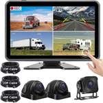 Losuudy 10.1" Ips Touch Screen Wired Backup Camera System Ahd 1080P For Truck Rv New. Price: $239.99.