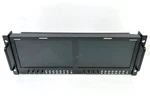 Postium PRM-902A Dual 9" Lcd 4RU Multi-channel Monitor Used. Price: $299.99.