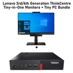 Lenovo 3RD/4TH Generation Thinkcentre Tiny-in-one Monitors + Pc Bundle Excellent. Price: $279.99.
