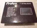 Proam 7" Lcd Video Monitor 16:9 4:3 Viewing Open. Price: $54.76.