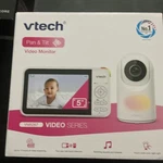 Vtech VM5267 Pan & Tilt Video Baby Monitor 5" Digital Screen Two Way Audio New. Price: $130.00.