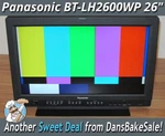Panasonic BT-LH2600WP 26" Hd/sd Lcd Video Monitor (ntsc & Pal) Tested! Used. Price: $275.00.
