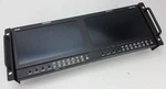Postium PRM-902Q Dual 9" Lcd 4RU Multi-channel Monitor Used. Price: $399.00.