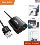 High-resolution Usb Audio Adapter With Dac Chip Crystal-clear Sound Quality New. Price: $26.99.