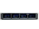 Wohler Panorama RM-2443W-2HD Rackmount Quad Display Studio Monitors Used. Price: $1950.00.