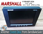 Marshall V-R84DP-VGA 8.4" Field Monitor Lcd Ntsc/pal 4:3 16:9 Used. Price: $199.00.
