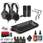 Rodecaster Video All-in-one Production Console + Studio Headphones Microphone New. Price: $1329.95.