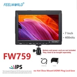 Feelworld FW759 Inch Dslr Camera Field Monitor Lcd Ips 4K Hdmi Video Assist Used. Price: $57.00.
