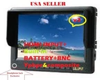 Lilliput 7" 668GL-NP/H/Y Field Monitor Camera W/hdmi & Bnc YPBPR+2 Battery New. Price: $159.00.