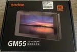 Godox GM55 5.5IN Lcd 4K Uhd Hdmi Touchscreen On-camera Video Monitor Open. Price: $180.99.