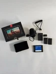 Atomos Ninja V 5" 4K Hdmi Recording Monitor W/ 1TB Ssd, Chord + Batteries Used. Price: $450.00.