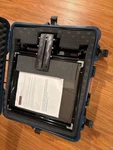 Telmax T2 17" Teleprompter W/ Rolling Hard Case Used. Price: $385.00.