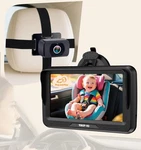 Rohent Baby Car Camera 1080P Hd Rear Seat Monitor Night Vision Wide ANGLE(4.3IN1 New. Price: $44.69.
