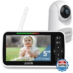 Juan Baby Monitor With Camera And Audio, 5" Lcd Screen, No Wifi 100% Private, 35 New. Price: $51.27.