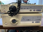 Olympus CV-145 Endoscopy Processor With Cle Light Source And Sony PVM-14L1MD Used. Price: $1200.00.