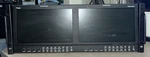 Postium PRM-902A Dual 9" Lcd 4RU Multi-channel Monitor Used. Price: $209.97.