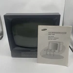 Samsung SMO-120S Crt Cctv Security Monitor Works With Manual Vintage Used. Price: $125.00.