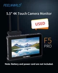 Feelworld F5 Pro 5.5" Fhd Hdmi Touch Screen On-camera Monitor Used. Price: $69.99.