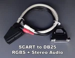 Wookieewin Female Rgb Scart To DB25 D-sub + Audio Cable For Sony Pvm 2030 2530 New. Price: $39.99.
