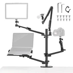 Neewer Overhead Camera Stand Desk Mount Rig With 4 Boom Arms For Live Streaming New. Price: $106.99.