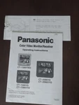 Panasonic 1386YWD Operating Instructions (CT-1386YD, 1386VYD) Very. Price: $9.95.