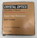 Crystal Optics Quality Filter Super High Resolution Multi Coated Japan Cpl 62 New. Price: $9.99.