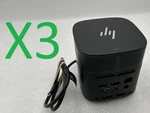 Lot Of 3 Hp Thunderbolt Docking Station 120W G2 HSN-IX01 With Bang & Olufsen Mod Used. Price: $59.99.