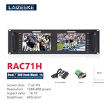 Lalzeske RAC71S Dual 7" 3RU Ips 1280X800 Broadcast Lcd Rack Mount Monitor New. Price: $296.99.